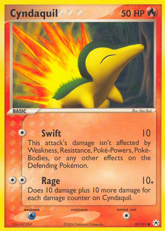 Cyndaquil 59/101 Common | Hidden Legends | Pokemon Card