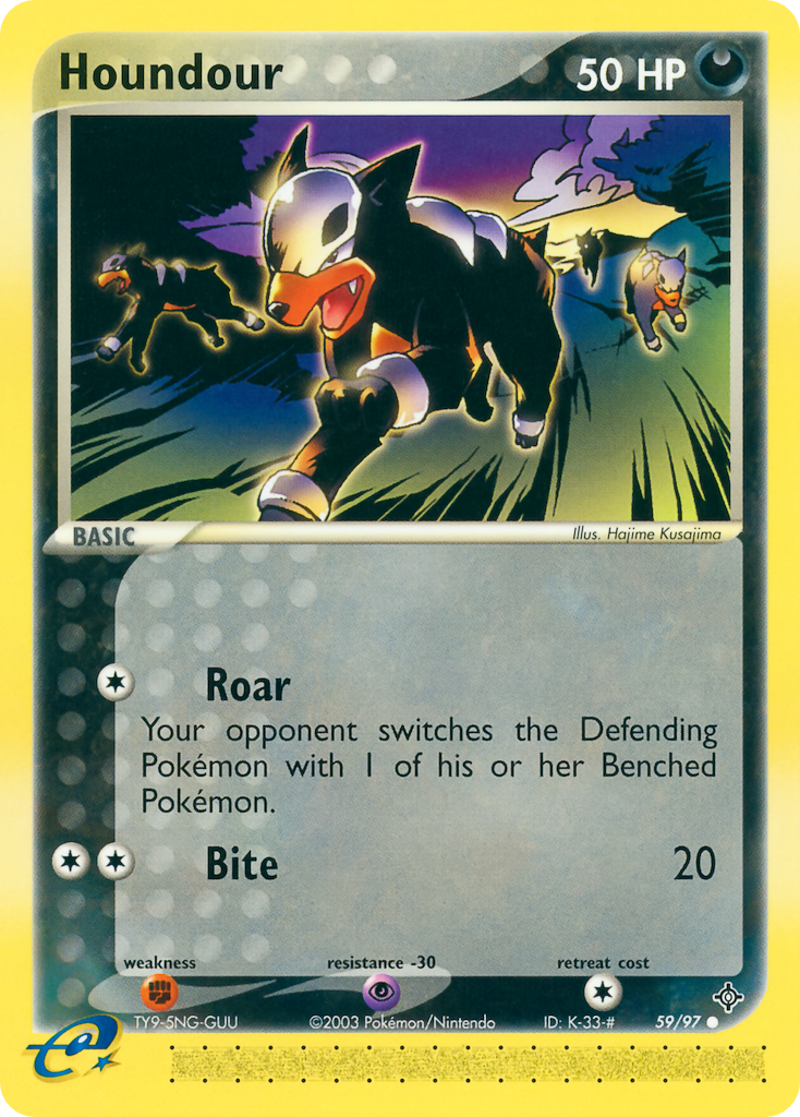 Houndour 59/97 Common | Dragon | Pokemon Card