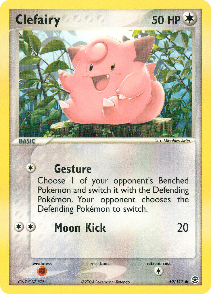 Clefairy 59/112 Common | FireRed & LeafGreen | Pokemon Card
