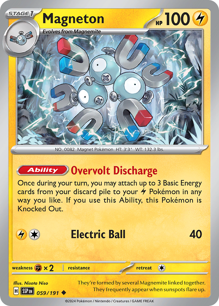 191 191 pokemon card Buy Magneton | Surging Sparks