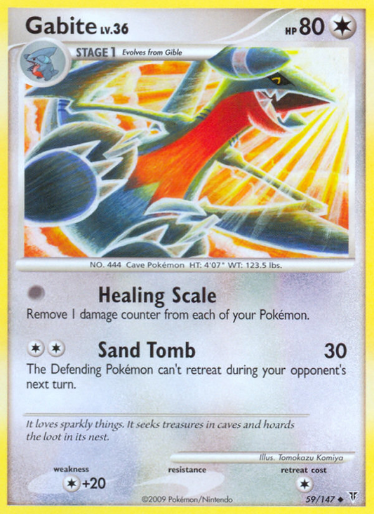 Gabite 59/147 Uncommon | Supreme Victors | Pokemon Card