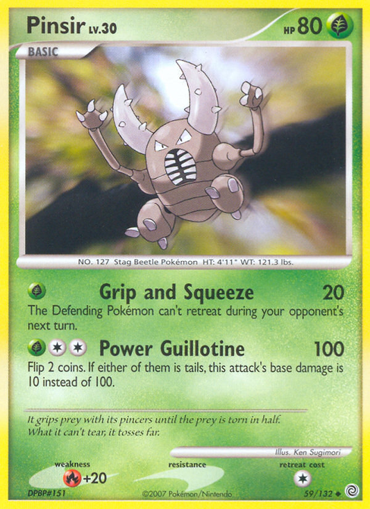 Pinsir 59/132 Uncommon | Secret Wonders | Pokemon Card