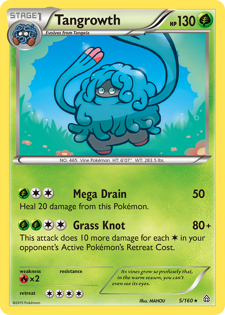 Tangrowth 5/160 Rare | Primal Clash | Pokemon Card