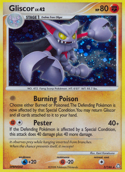 Gliscor 5/146 Rare Holo | Legends Awakened | Pokemon Card
