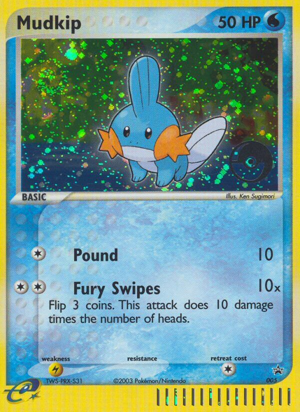 Mudkip #5 Promo | Nintendo Black Star Promos | Pokemon Card
