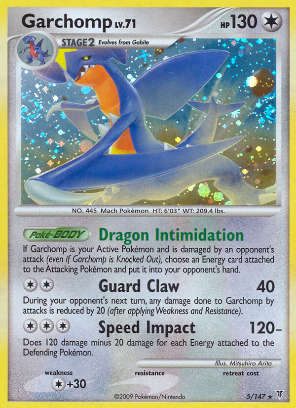 Garchomp 5/147 Rare Holo | Supreme Victors | Pokemon Card