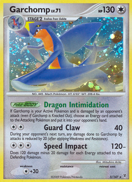 Garchomp 5/147 Rare Holo | Supreme Victors | Pokemon Card