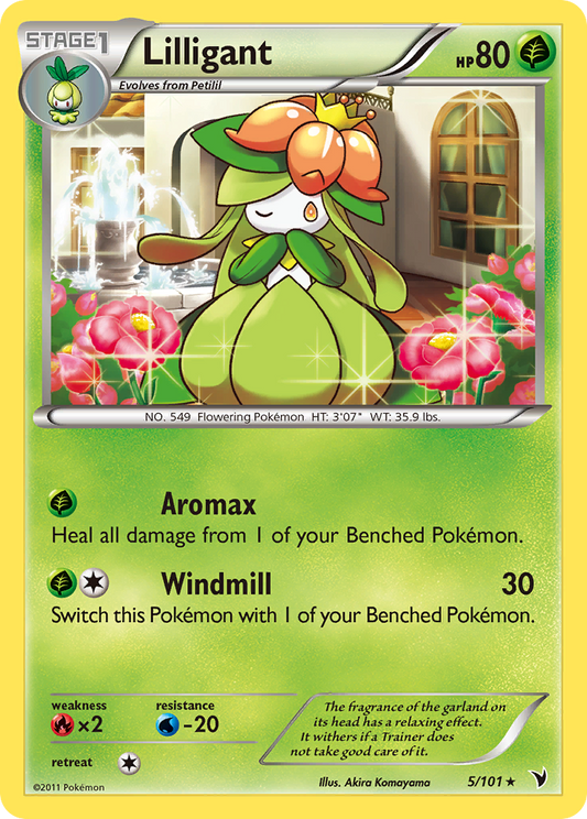 Lilligant 5/101 Rare | Noble Victories | Pokemon Card