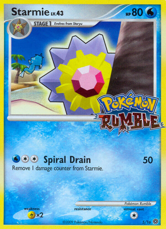 Starmie 5/16 | Pokémon Rumble | Pokemon Card