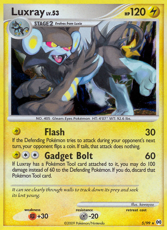 Luxray 5/99 Rare Holo | Arceus | Pokemon Card