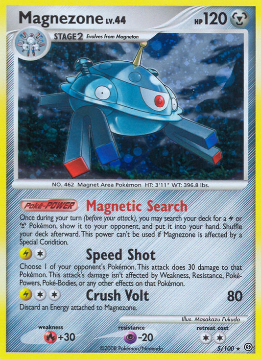 Magnezone 5/100 Rare Holo | Stormfront | Pokemon Card