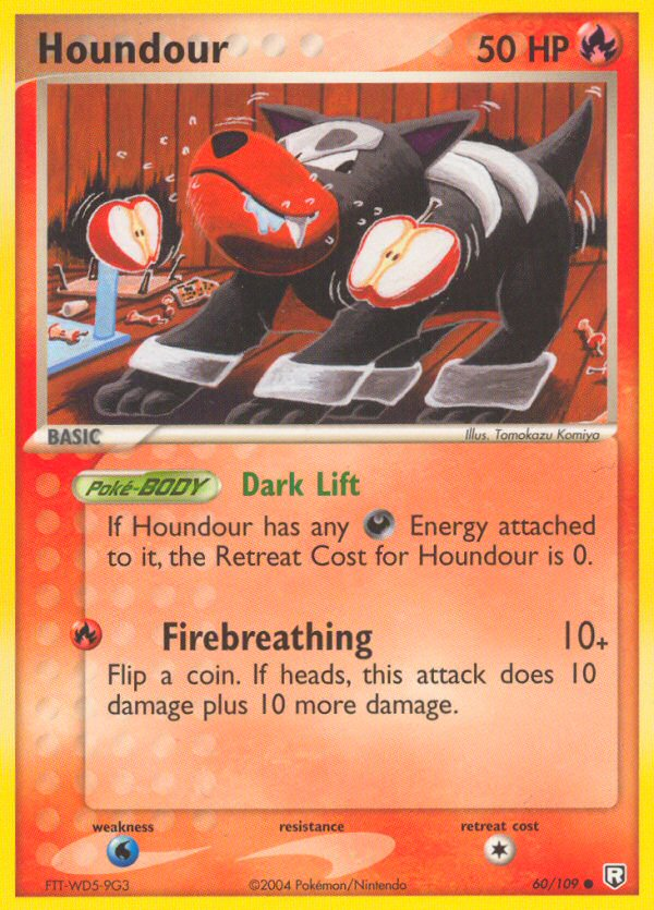 Houndour 60/109 Common | Team Rocket Returns | Pokemon Card