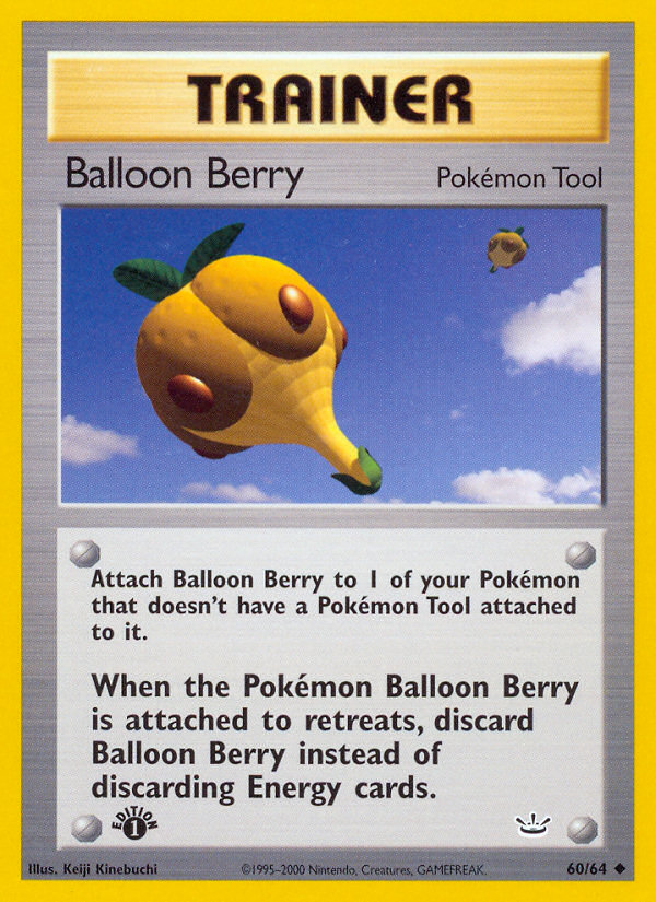 Balloon Berry 60/64 Uncommon | Neo Revelation | Pokemon Card