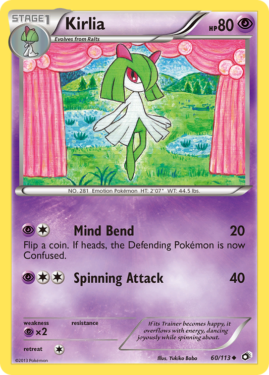 Kirlia 60/113 Uncommon | Legendary Treasures | Pokemon Card