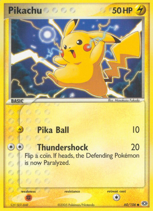 Pikachu 60/106 Common | Emerald | Pokemon Card