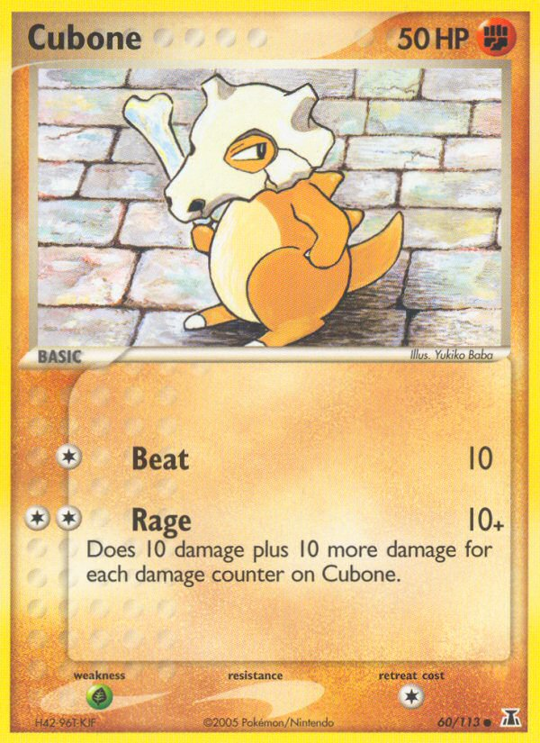 Cubone 60/113 Common | Delta Species | Pokemon Card