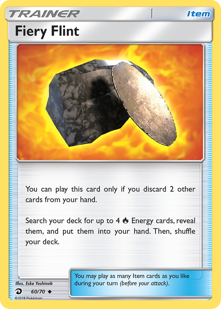 Fiery Flint 60/70 Uncommon | Dragon Majesty | Pokemon Card