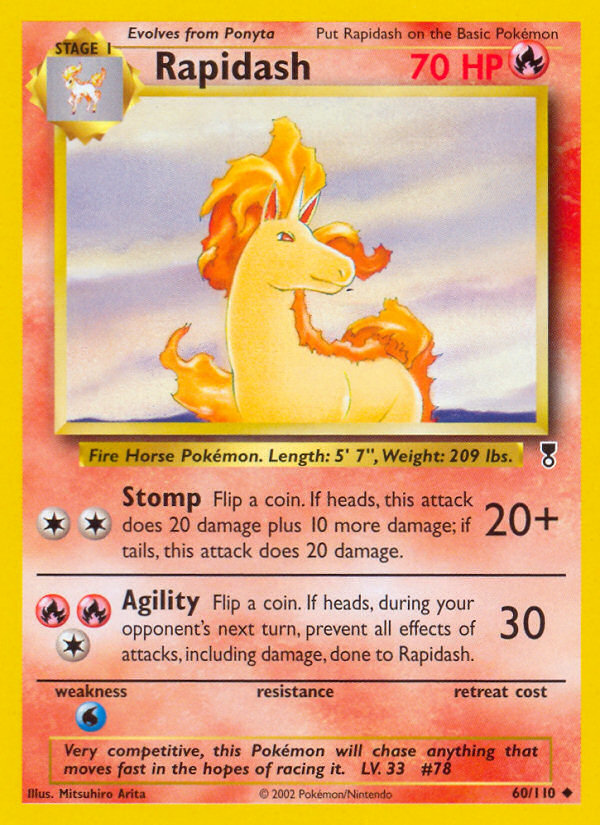 Rapidash 60/110 Uncommon | Legendary Collection | Pokemon Card