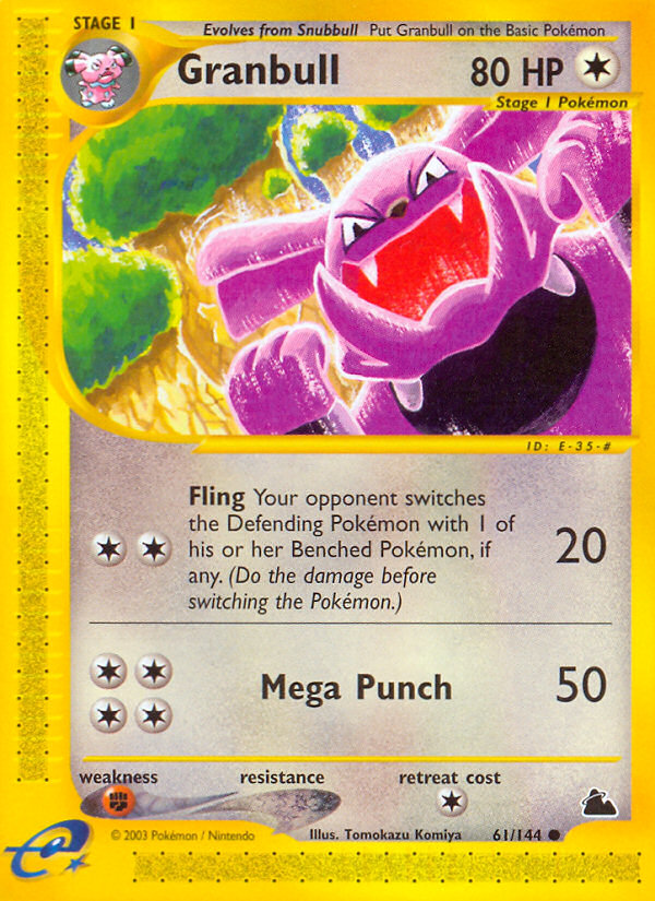 Granbull 61/144 Common | Skyridge | Pokemon Card