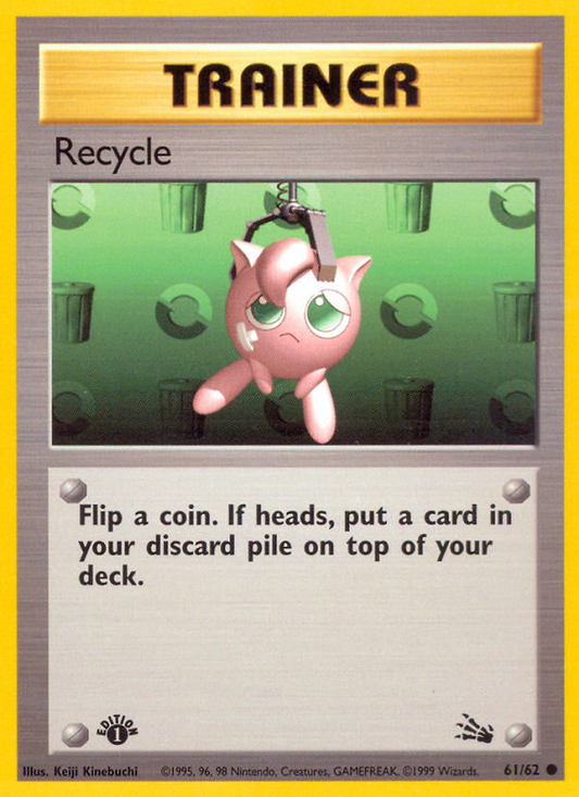 Recycle 61/62 Common | Fossil | Pokemon Card