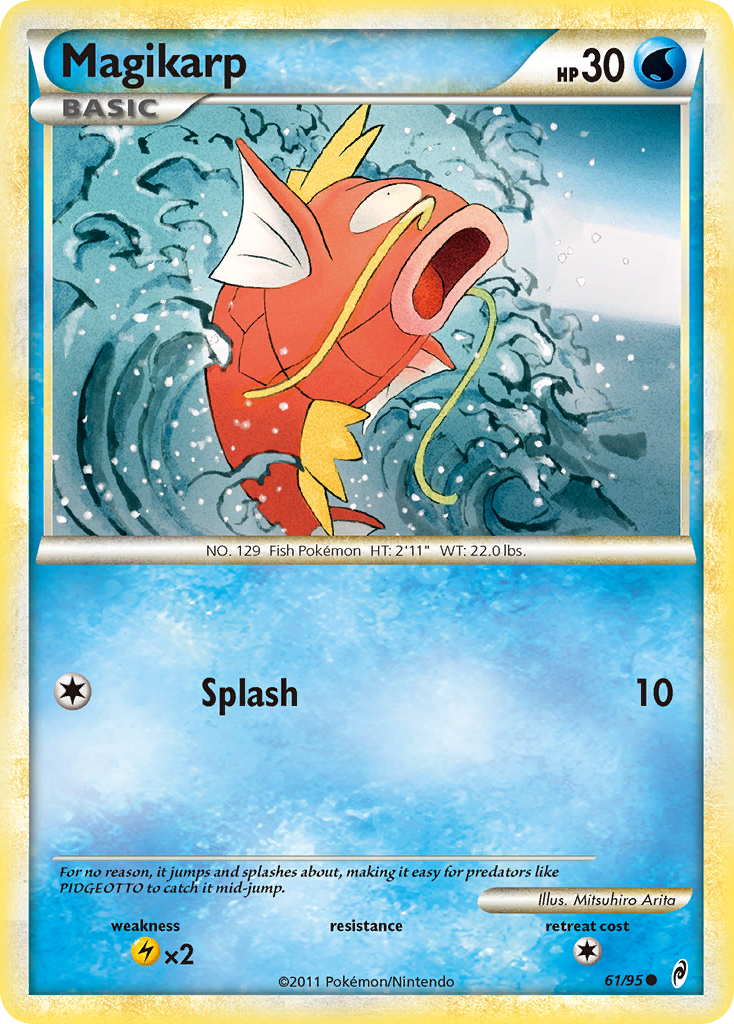 Magikarp 61/95 Common | Call of Legends | Pokemon Card Magikarp 61/95 Common | Call of Legends | Pokemon Card