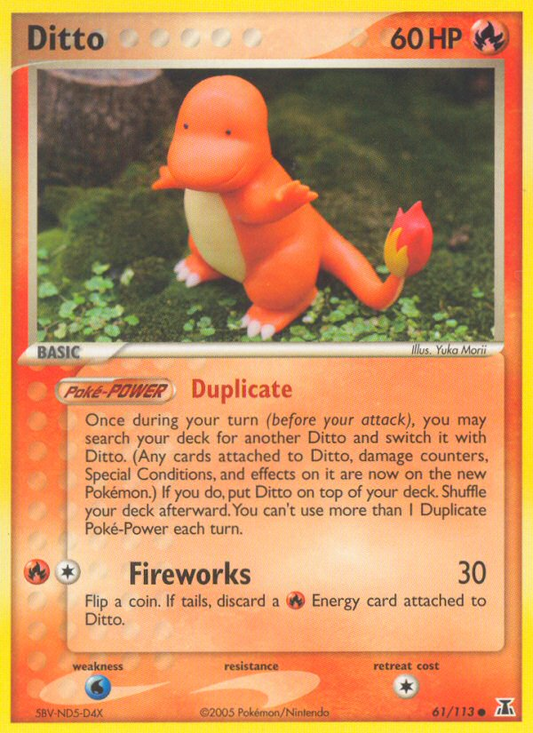 Ditto 61/113 Common | Delta Species | Pokemon Card