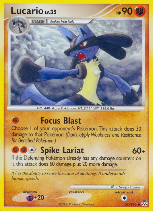 Lucario 61/146 Uncommon | Legends Awakened | Pokemon Card