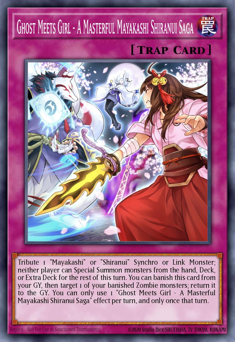 Ghost Meets Girl A Masterful Mayakashi Shiranui Saga - MAMA-EN015 Ultra Rare | Yu-Gi-Oh! Card