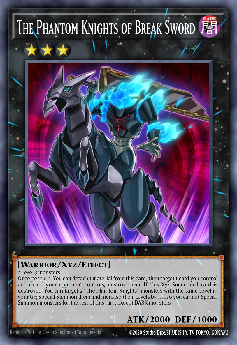 yugioh phantom cards The Phantom Knights of Break Sword - MGED-EN080 Rare