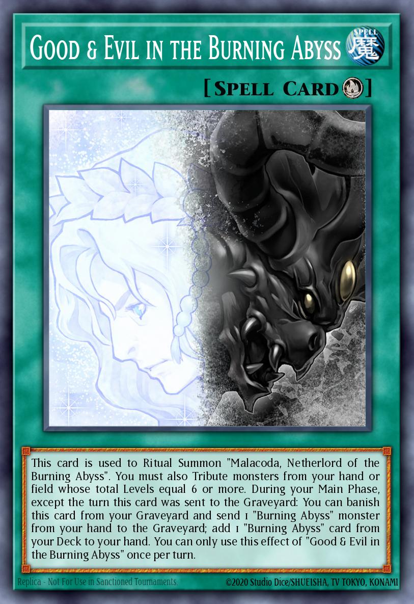 Good & Evil in the Burning Abyss - SECE-EN086 Super Rare