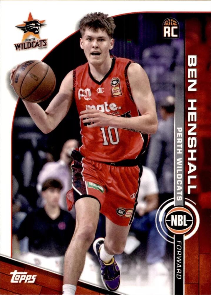 Ben Henshall #62 Perth Wildcats | 2023-24 Topps NBL | NBL Trading Card