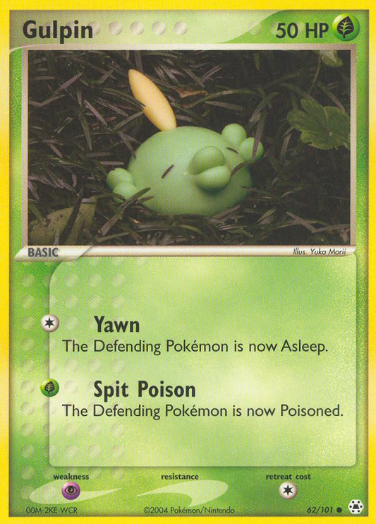 Gulpin 62/101 Common | Hidden Legends | Pokemon Card