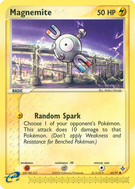 Magnemite 62/97 Common | Dragon | Pokemon Card