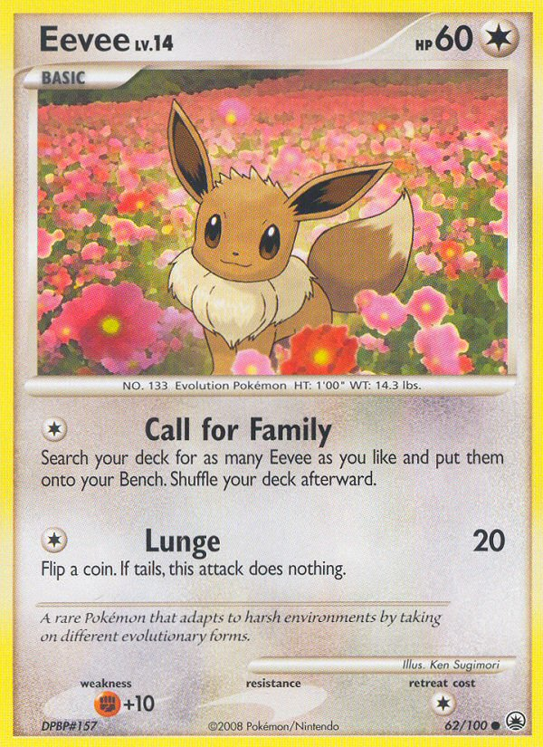 Eevee 62/100 Common | Majestic Dawn | Pokemon Card