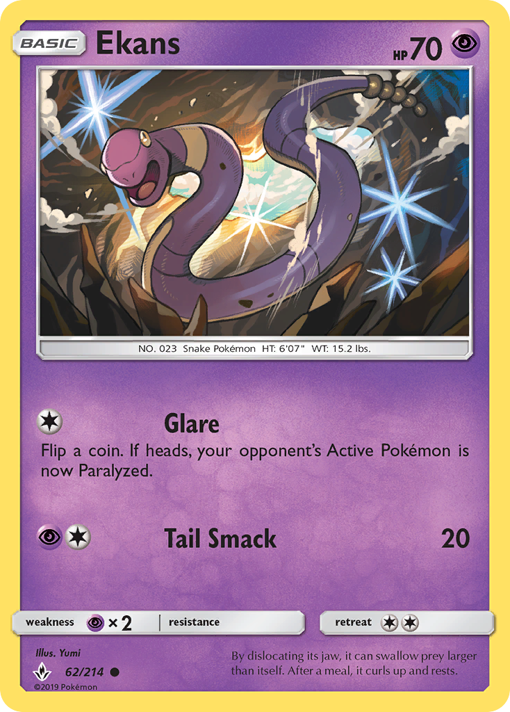 Ekans 62/214 Common | Unbroken Bonds