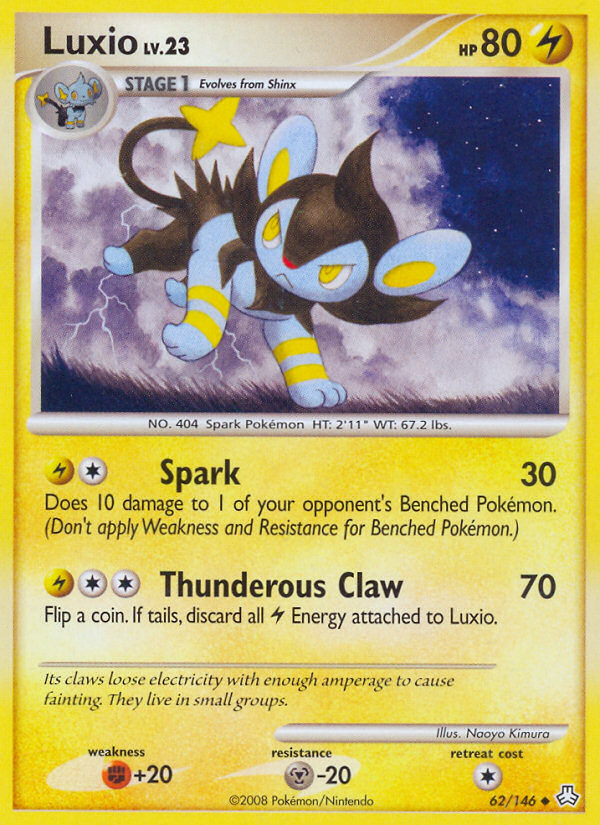 Luxio 62/146 Uncommon | Legends Awakened | Pokemon Card