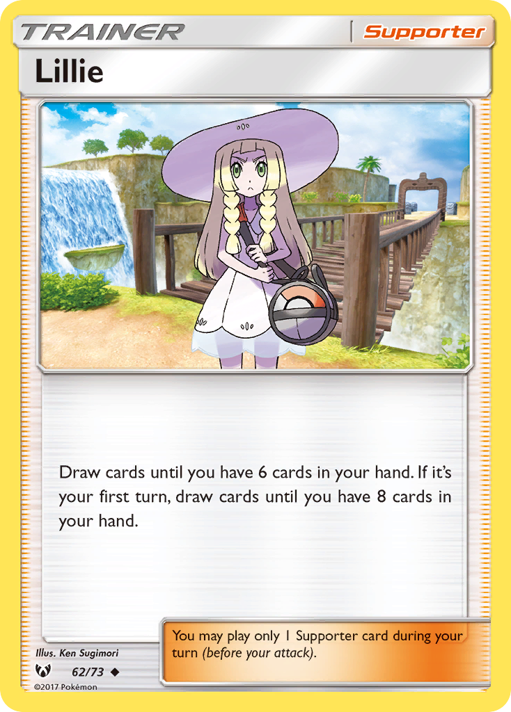 Lillie 62/73 Uncommon | Shining Legends | Pokemon Card