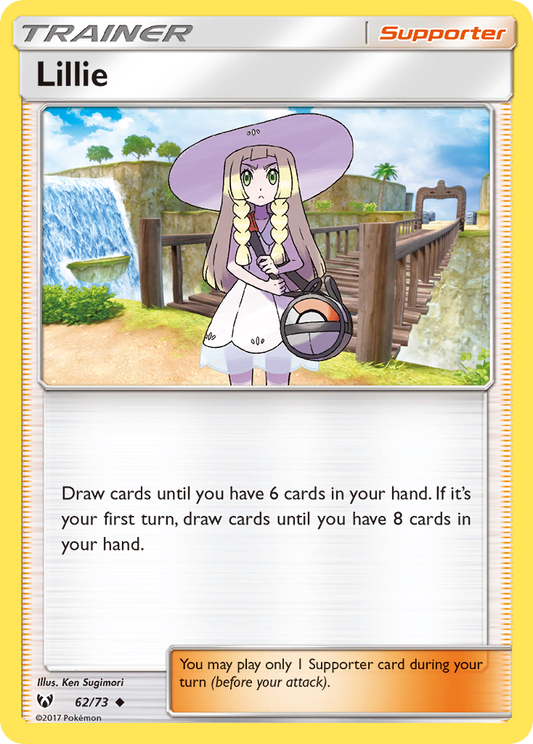 Lillie 62/73 Uncommon | Shining Legends | Pokemon Card