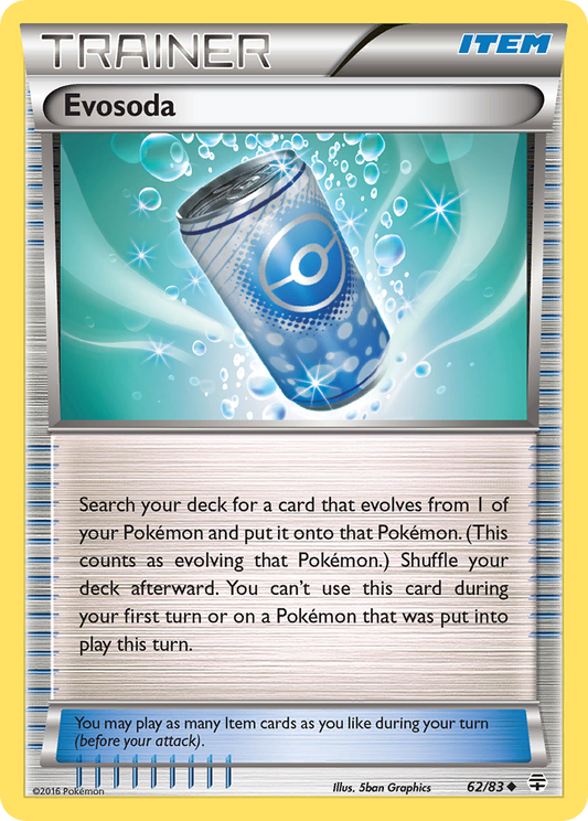 Evosoda 62/83 Uncommon | Generations | Pokemon Card