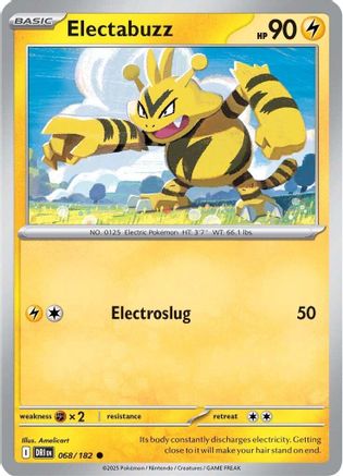 Electabuzz 68/182 Reverse Holo | Destined Rivals | Pokemon Card