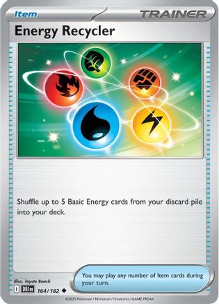 Energy Recycler 164/182 Reverse Holo | Destined Rivals | Pokemon Card