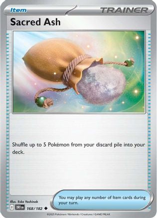 Sacred Ash 168/182 Reverse Holo | Destined Rivals | Pokemon Card
