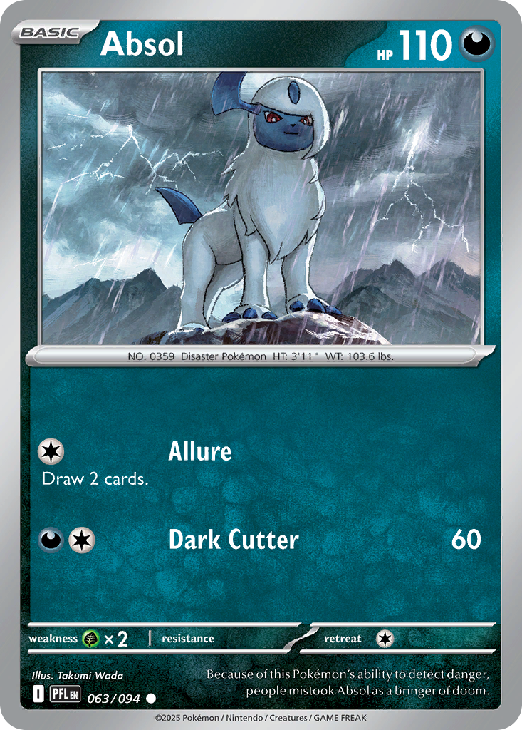 Absol 63/94 Common | Phantasmal Flames