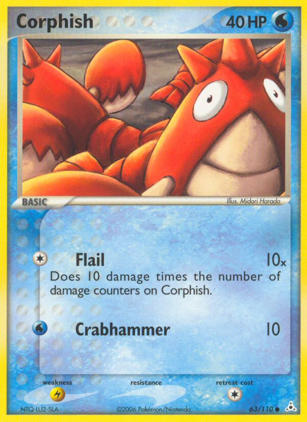 Corphish 63/110 Common | Holon Phantoms | Pokemon Card