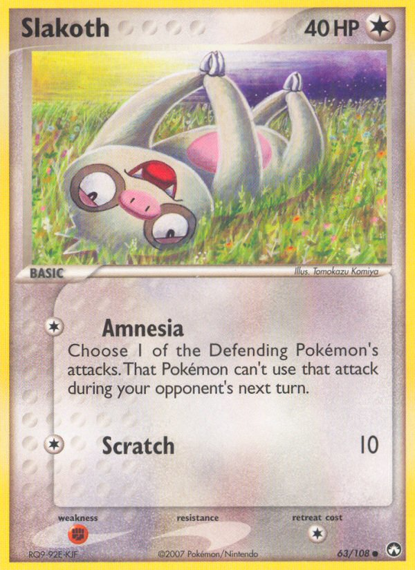Slakoth 63/108 Common | Power Keepers | Pokemon Card