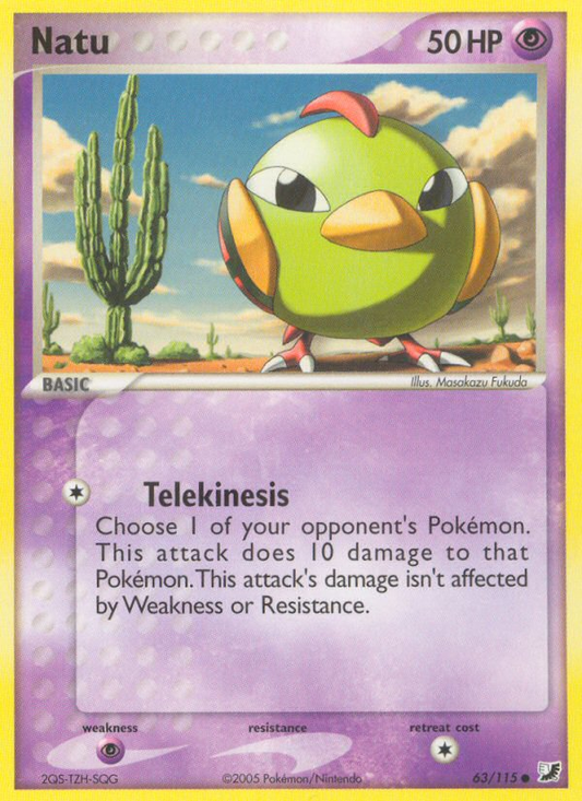 Natu 63/115 Common | Unseen Forces | Pokemon Card