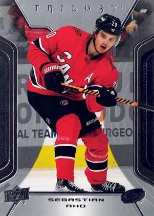 Sebastian Aho #64 Carolina Hurricanes | 2023-24 Upper Deck Trilogy | NHL Trading Card