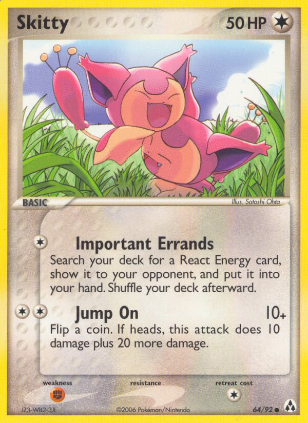 Skitty 64/92 Common | Legend Maker | Pokemon Card