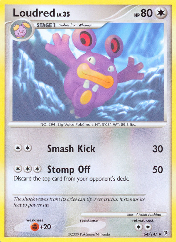 Loudred 64/147 Uncommon | Supreme Victors | Pokemon Card