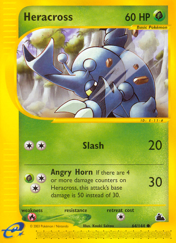 Heracross 64/144 Common | Skyridge | Pokemon Card